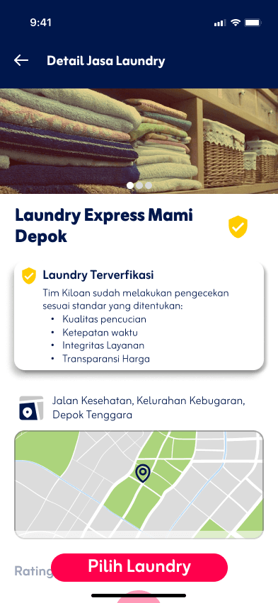 Kiloan App Screenshot 3