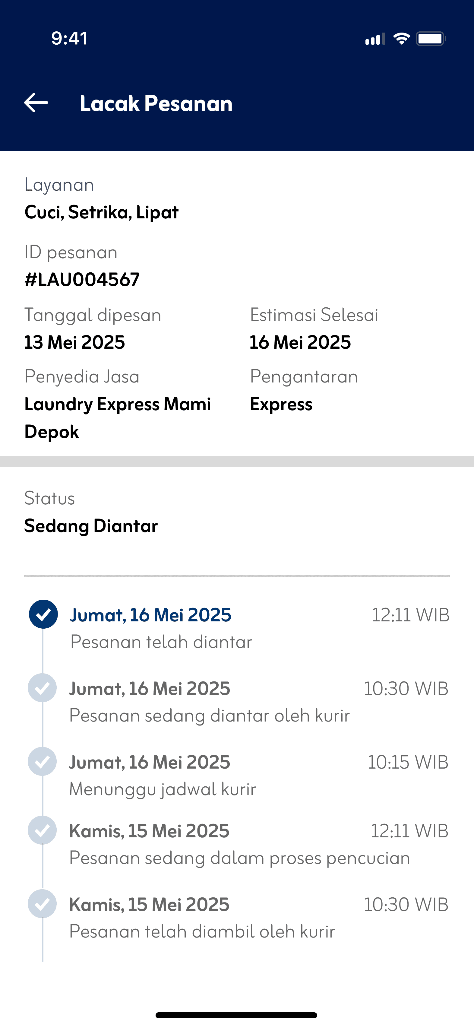 Kiloan App Screenshot 6