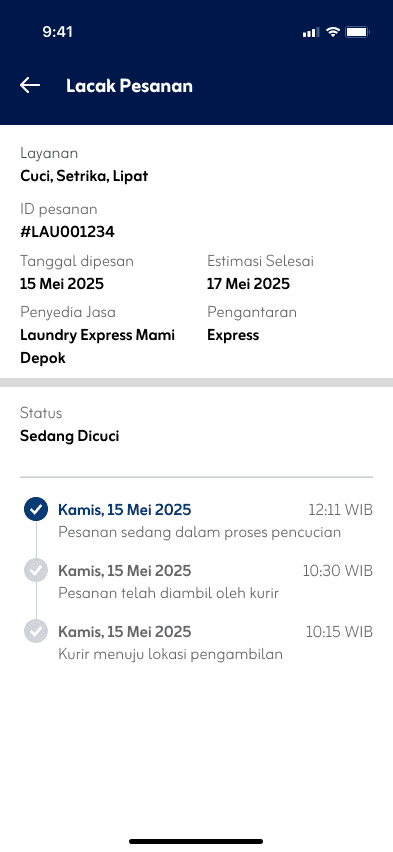Kiloan App Screenshot 5